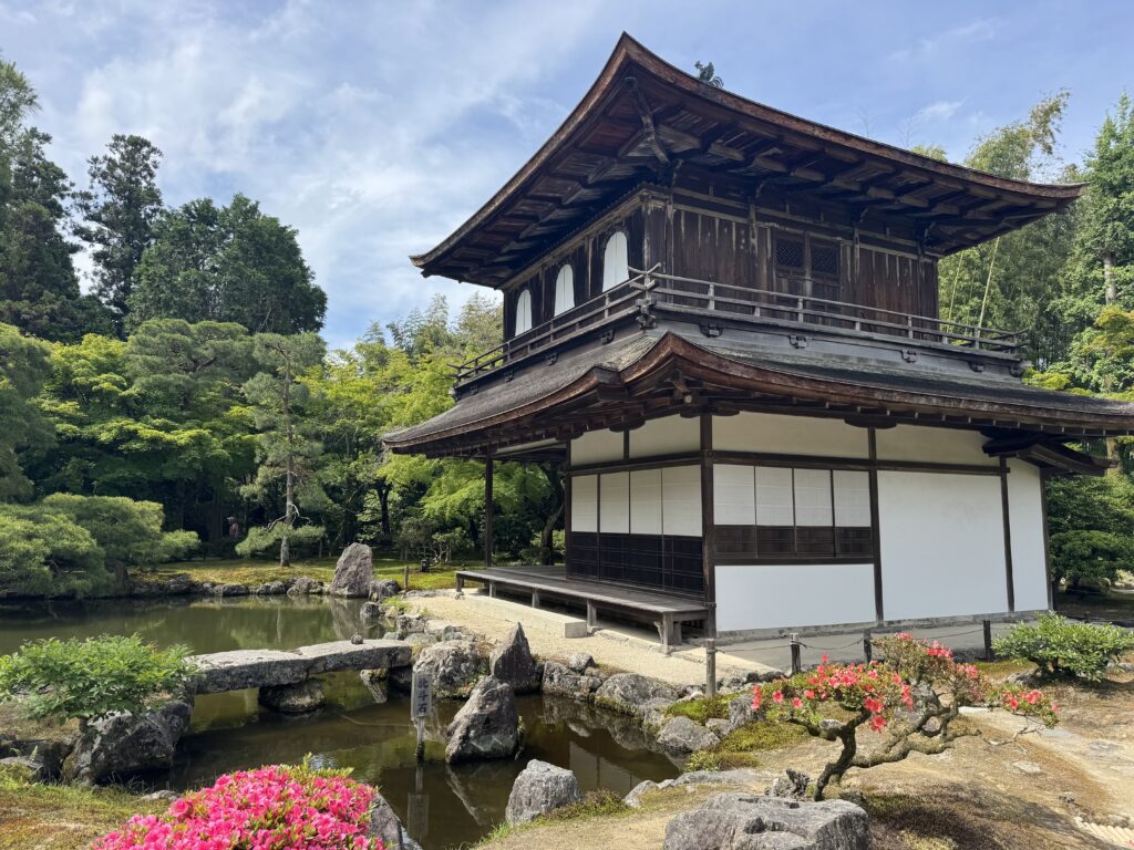 joynerary ginkakuji temple zen garden